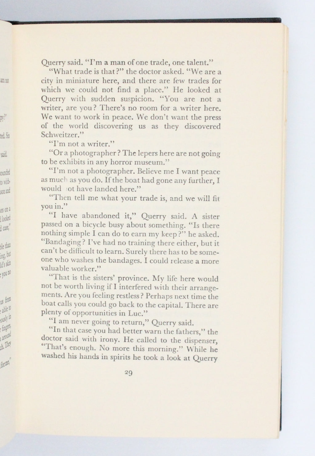 1961 A Burnt-Out Case by Graham Greene