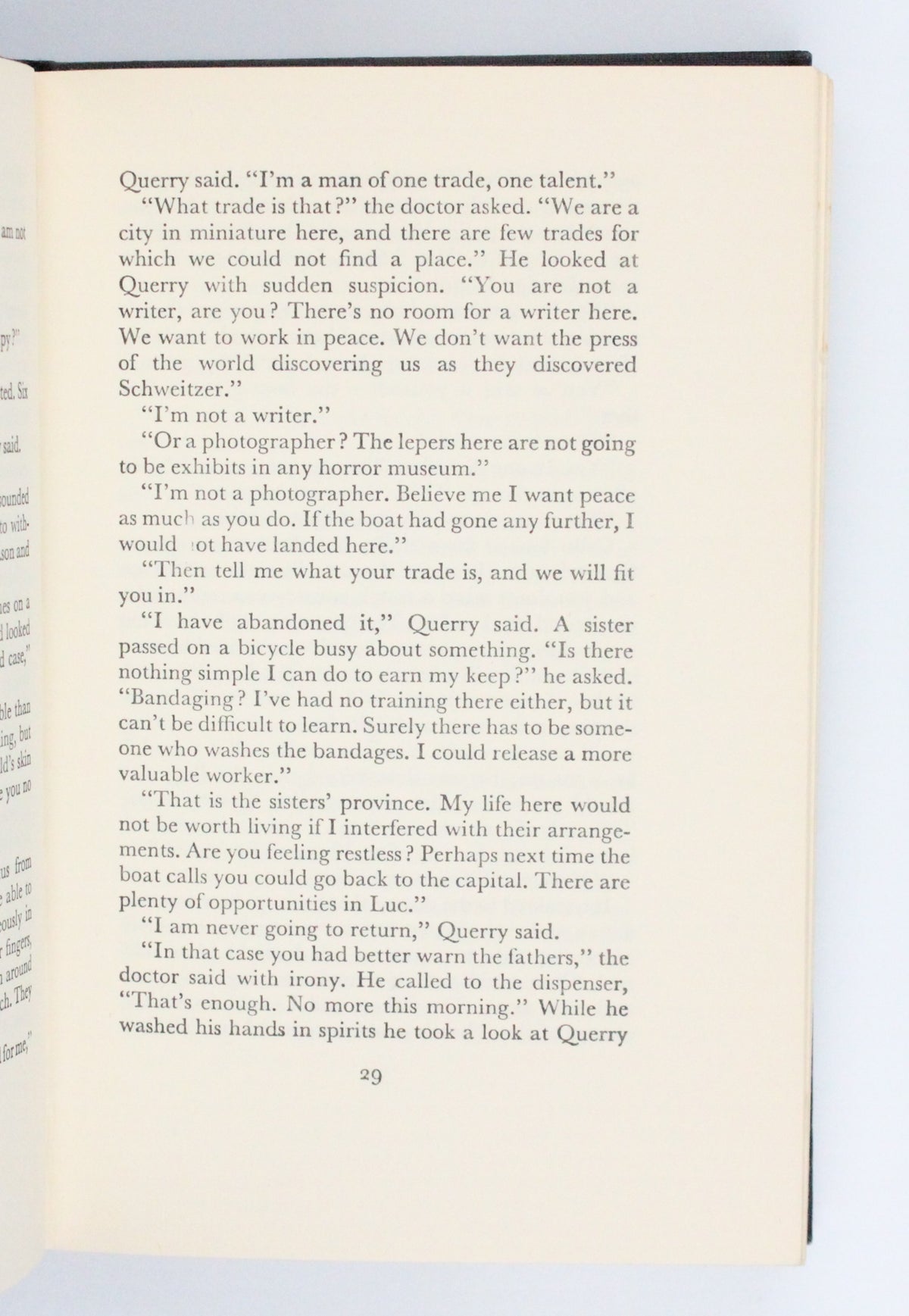 1961 A Burnt-Out Case by Graham Greene