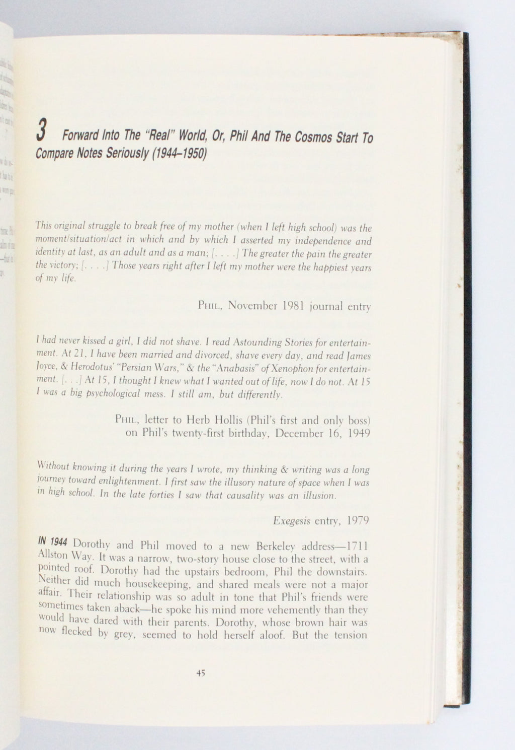 1989 Divine Invasions A Life of Philip K. Dick by Lawrence Sutin