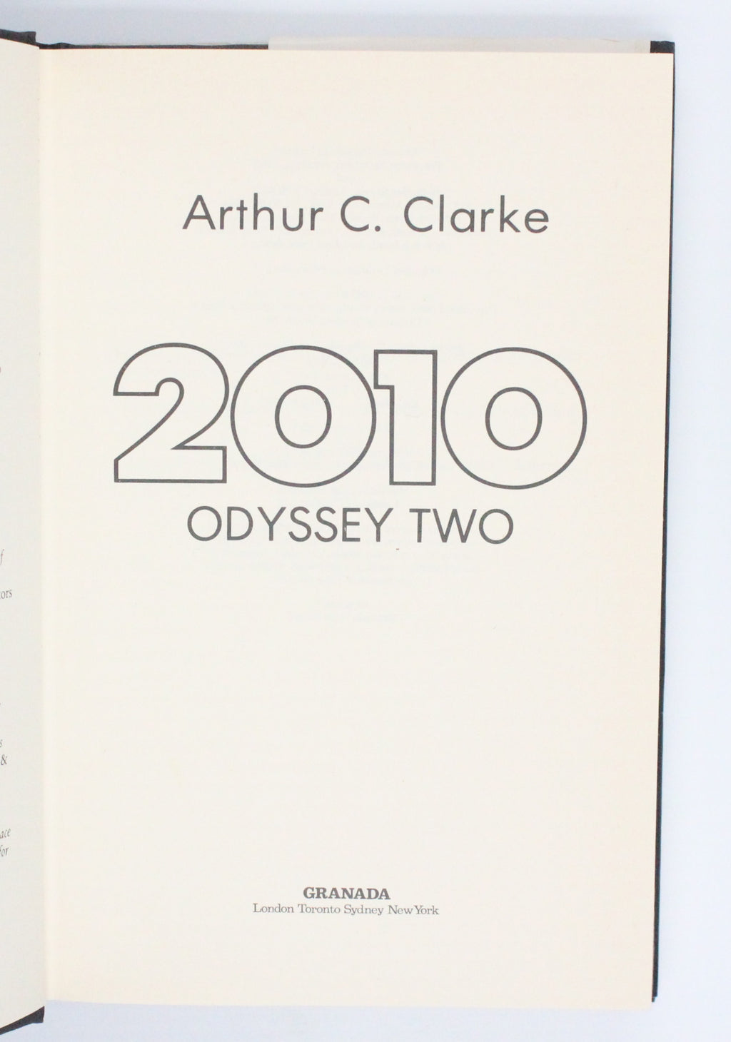 1982 2010 Odyssey Two by Arthur C. Clarke