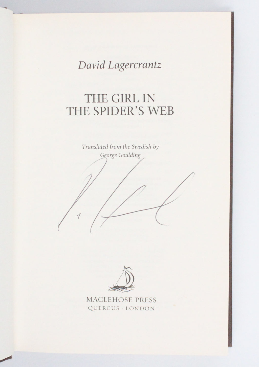 2015 The Girl in the Spider’s Web by David Lagercrantz