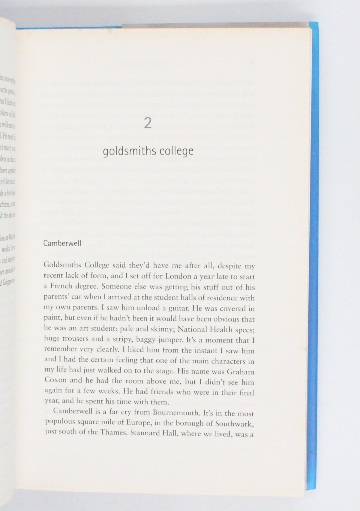 2007 Bit of A Blur the Autobiography by Alex James