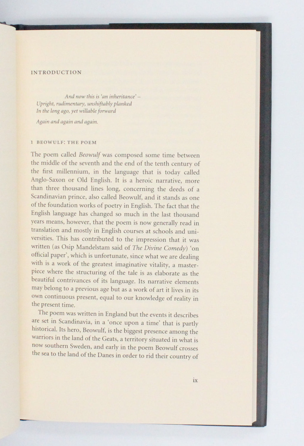 1999 Beowulf by Seamus Heaney