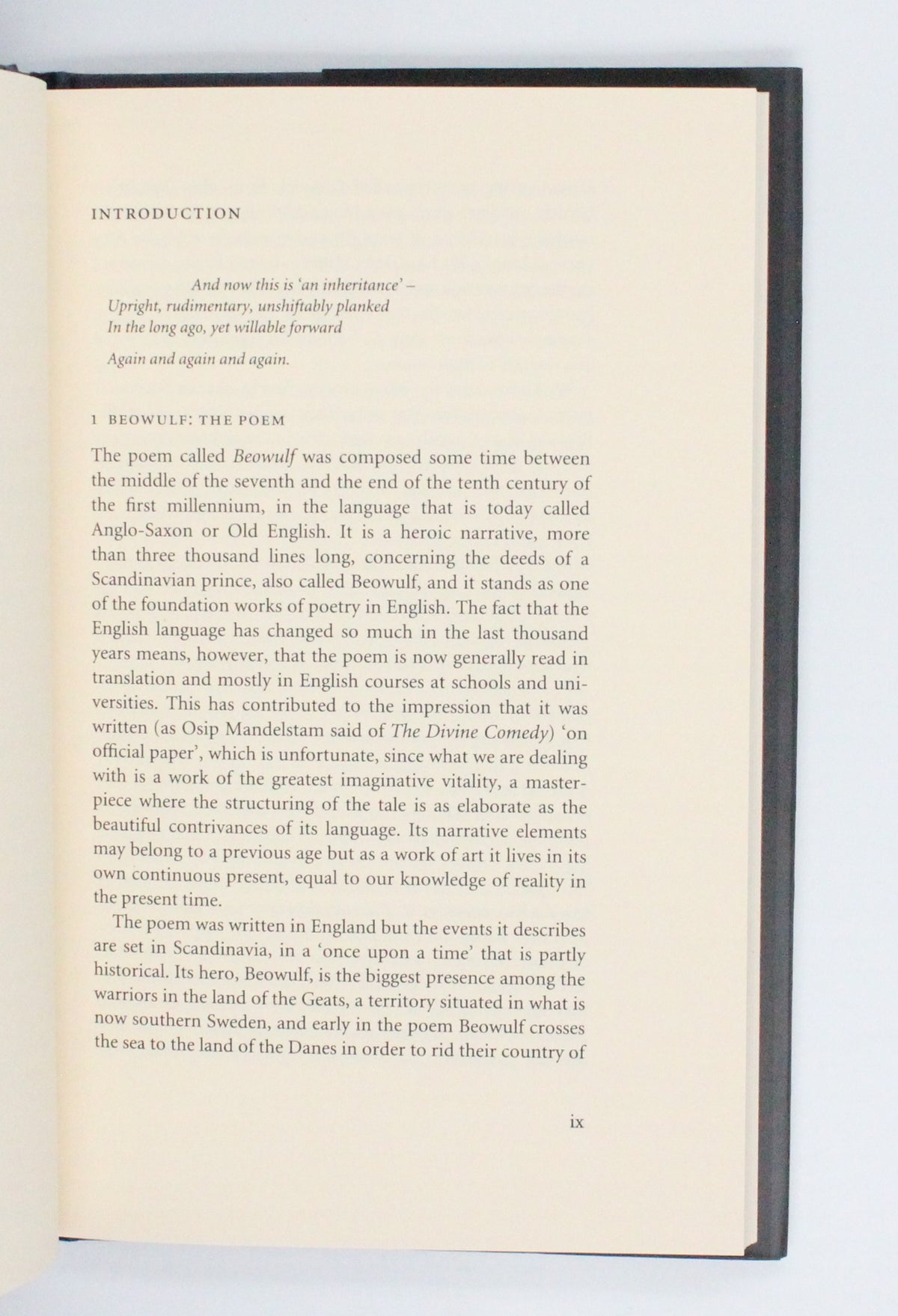 1999 Beowulf by Seamus Heaney