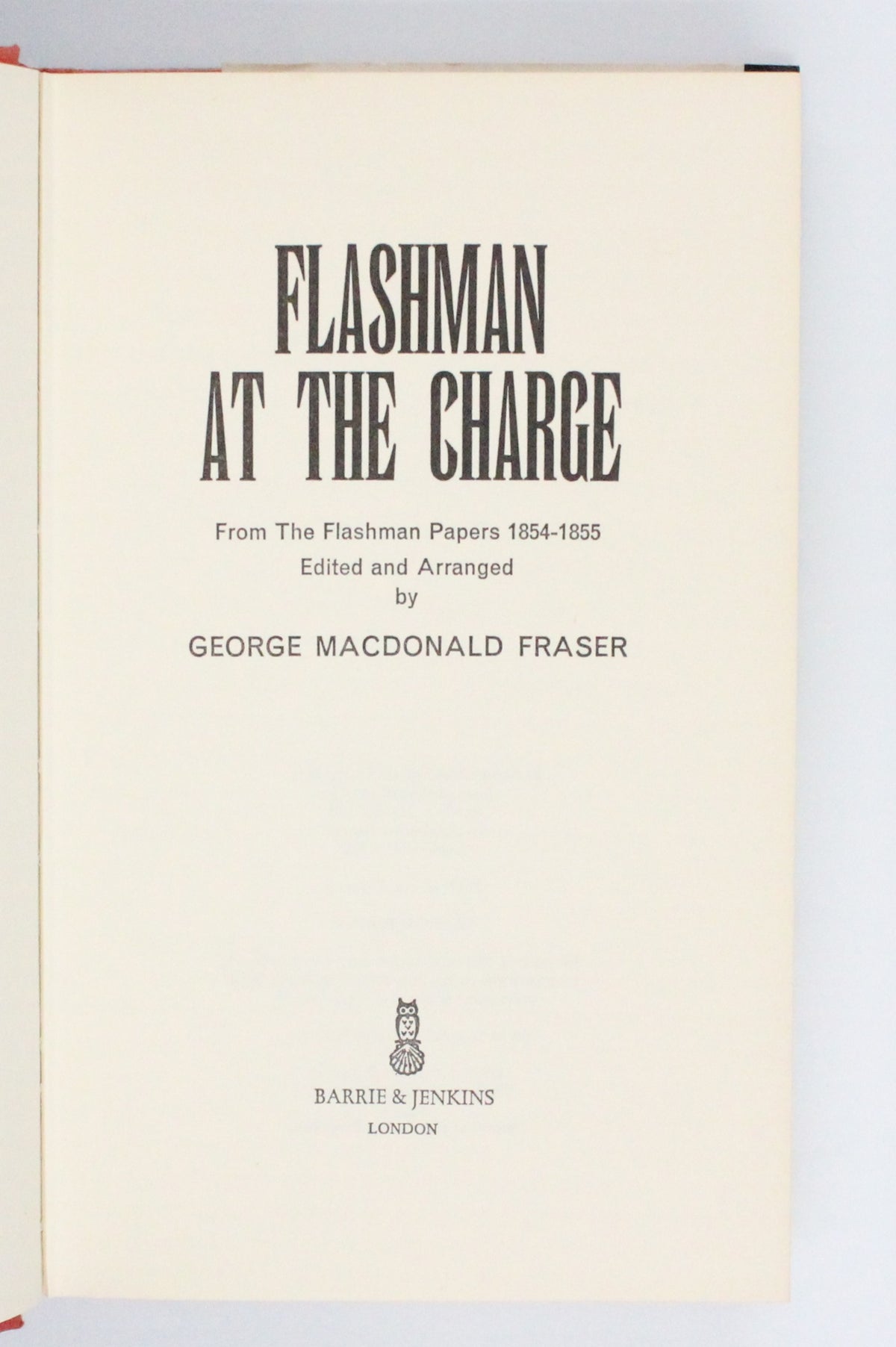 1973 Flashman at The Charge by George MacDonald Fraser