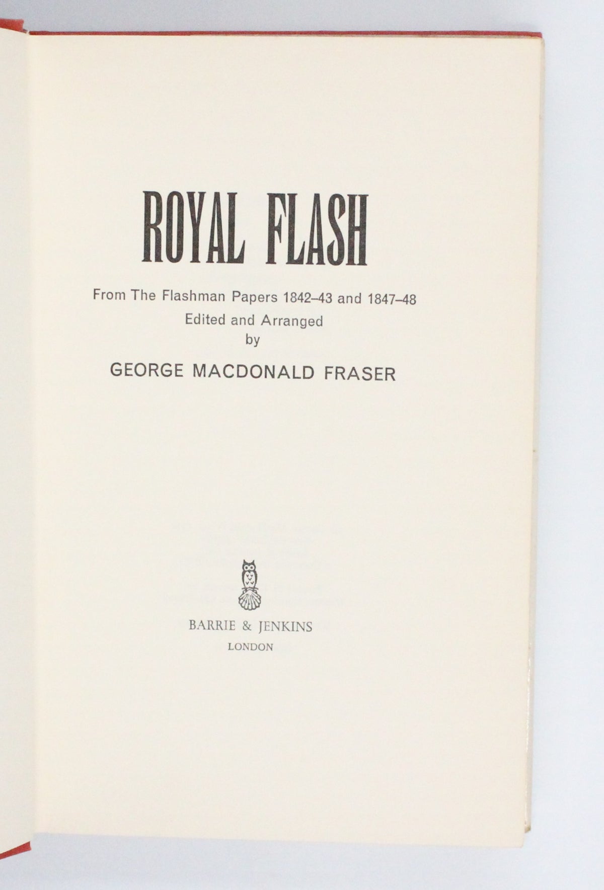 1970 Royal Flash by George MacDonald Fraser