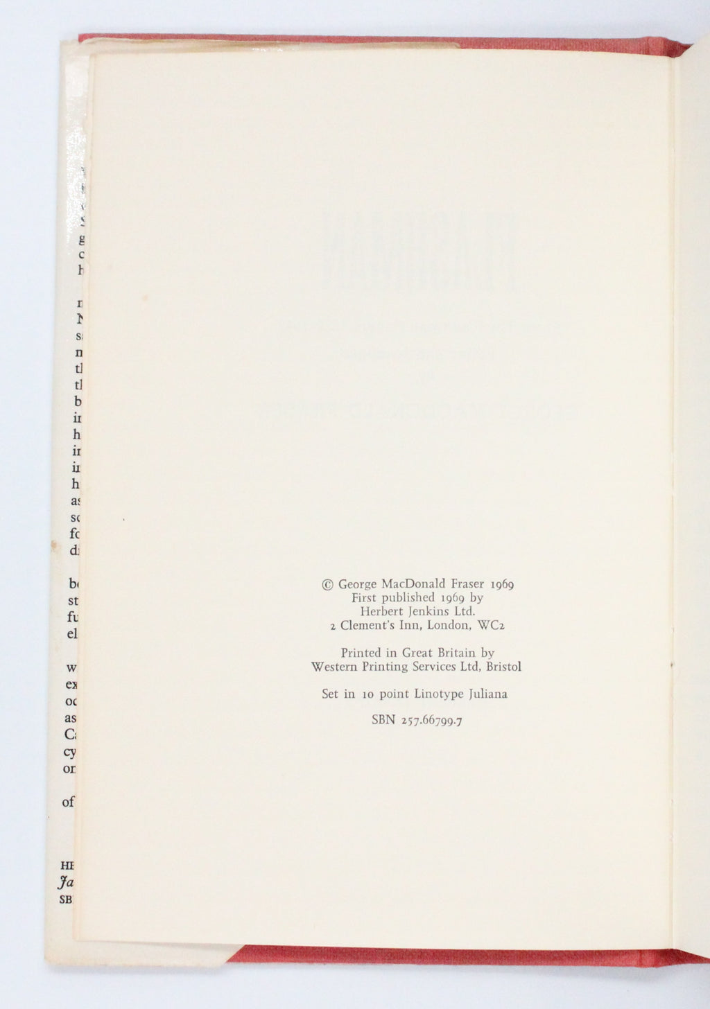 1969 Flashman by George MacDonald Fraser