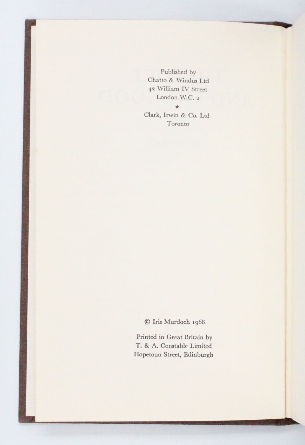 1968 The Nice and The Good by Iris Murdoch