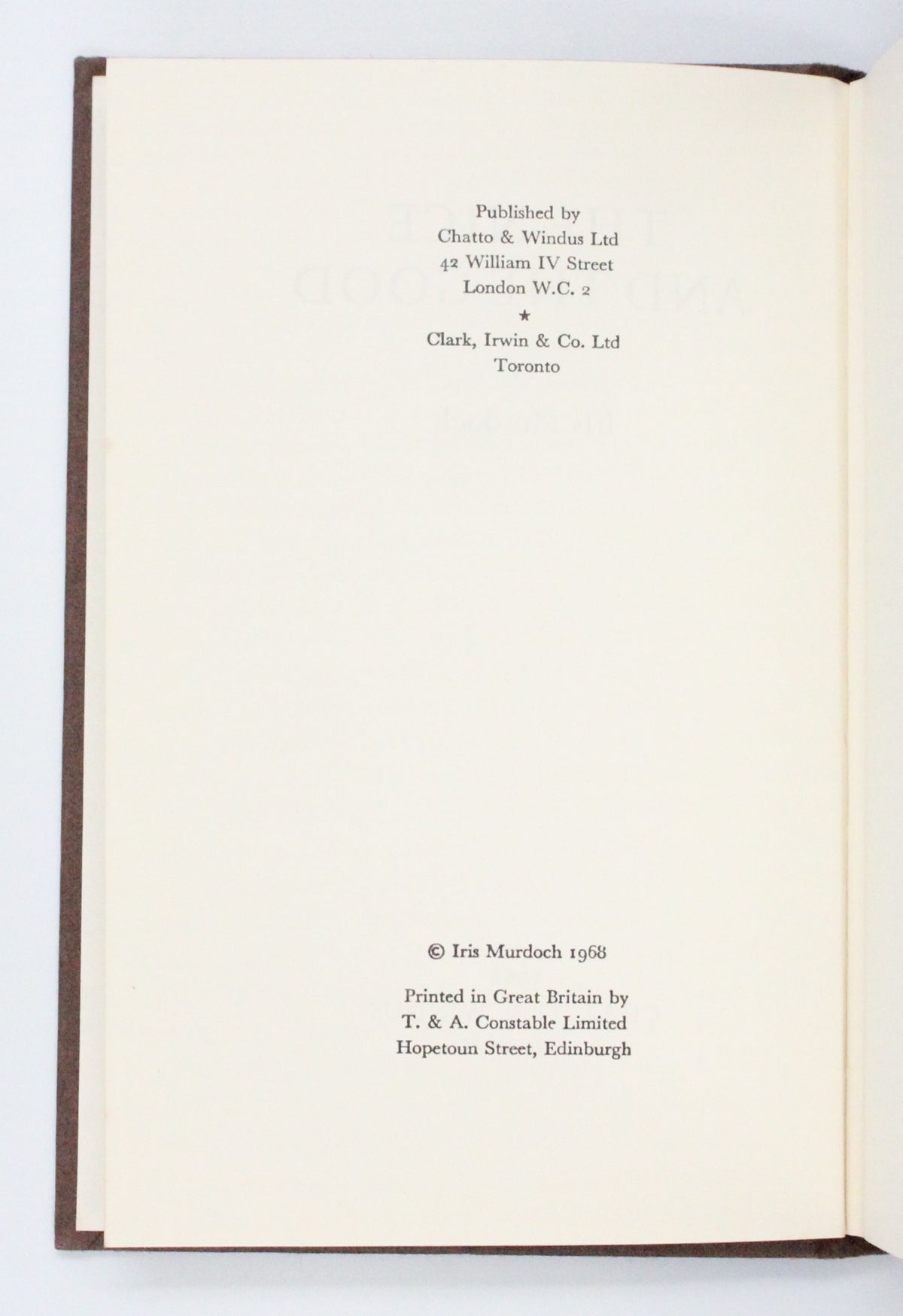 1968 The Nice and The Good by Iris Murdoch