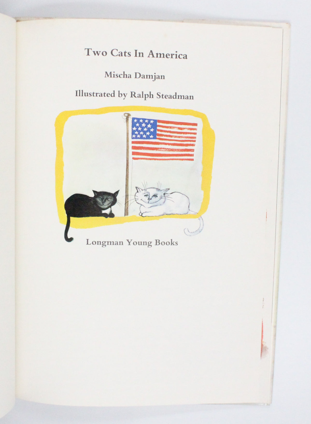 1970 Two Cats in America by Mischa Damjan [Ralph Steadman illus.]