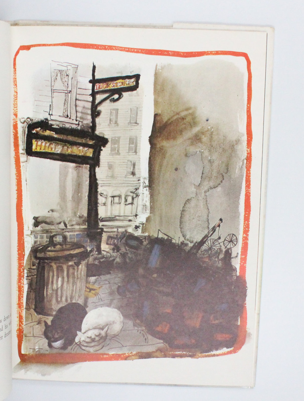 1970 Two Cats in America by Mischa Damjan [Ralph Steadman illus.]