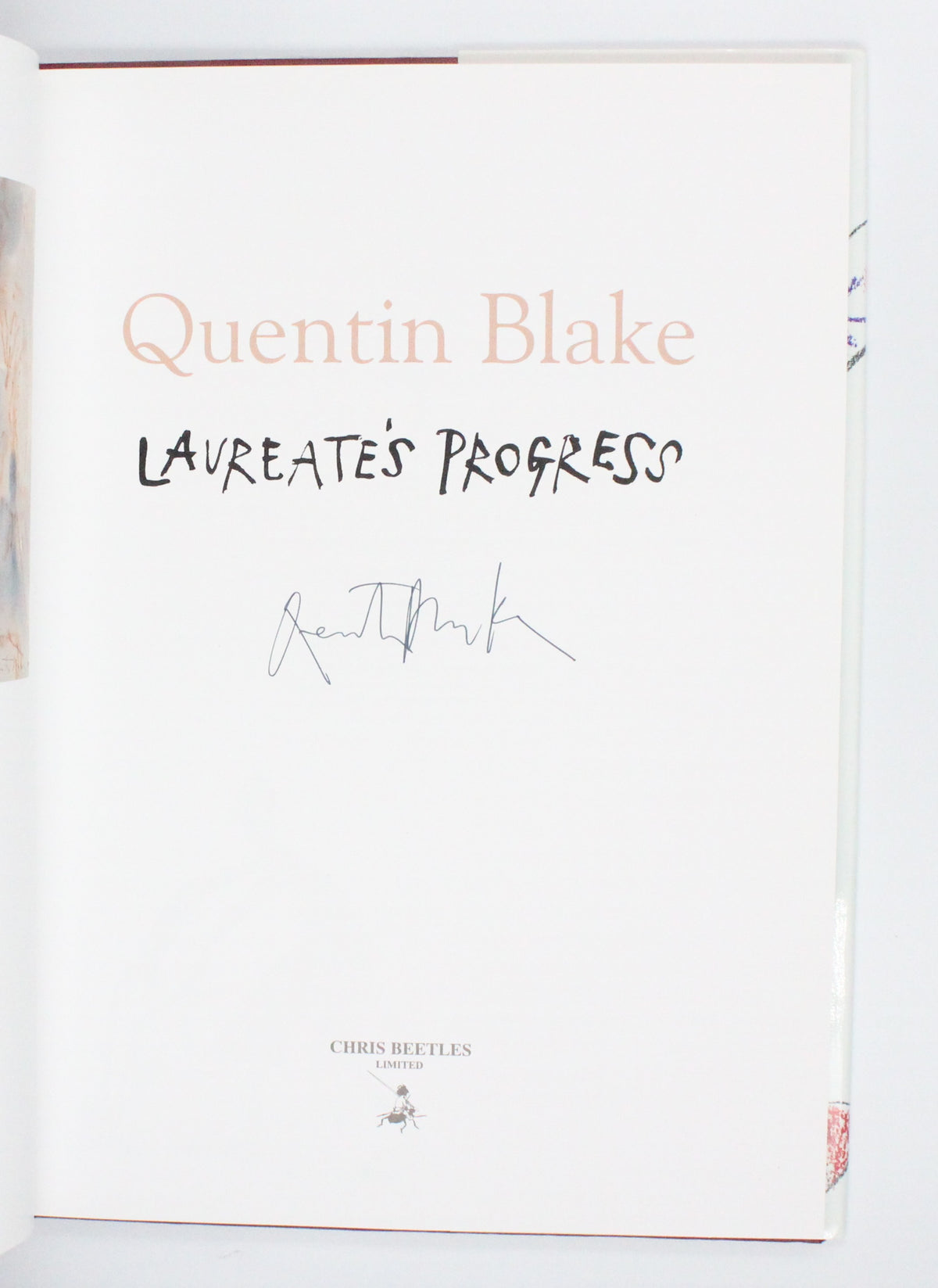2002 Laureate’s Progress by Quentin Blake
