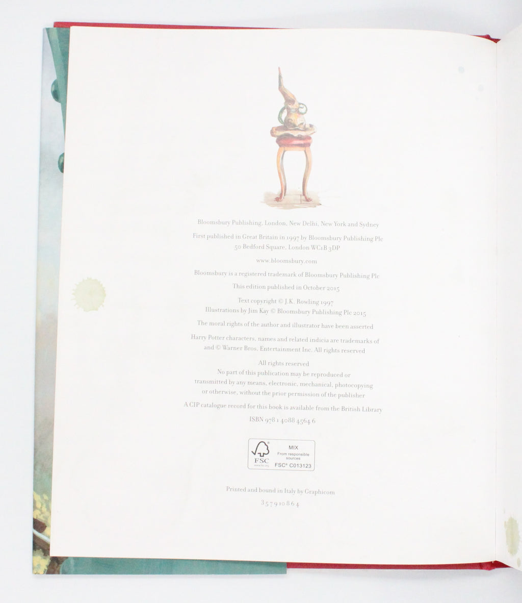 2015 Harry Potter and the Philosopher’s Stone by J. K. Rowling [Jim Kay illus.]