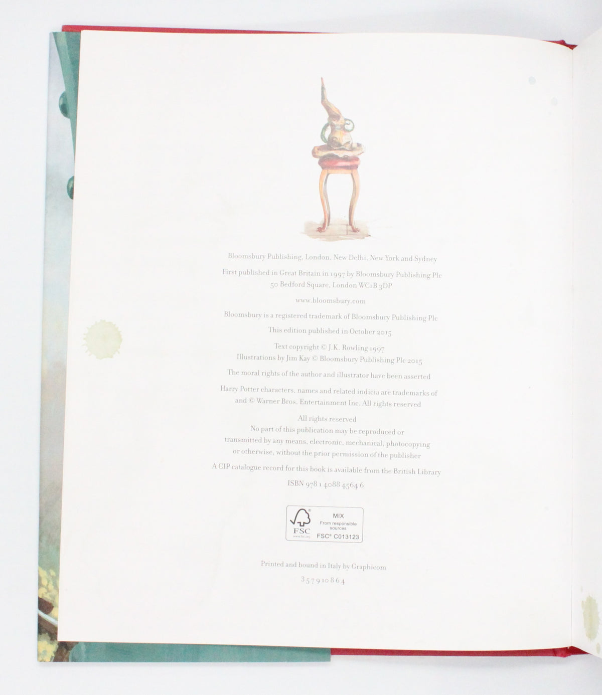 2015 Harry Potter and the Philosopher’s Stone by J. K. Rowling [Jim Kay illus.]