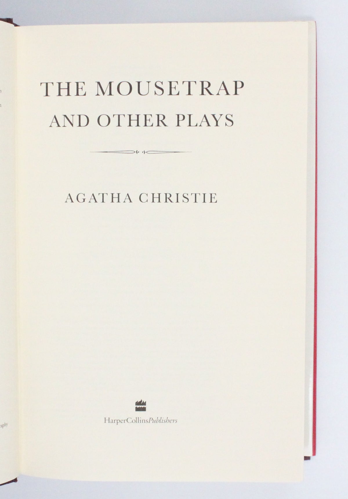 1993 The Mousetrap and other Plays by Agatha Christie