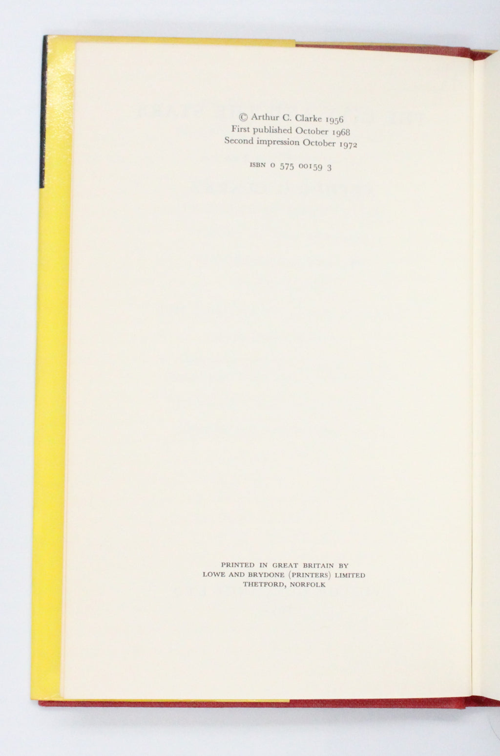 1972 The City and the Stars by Arthur C. Clarke