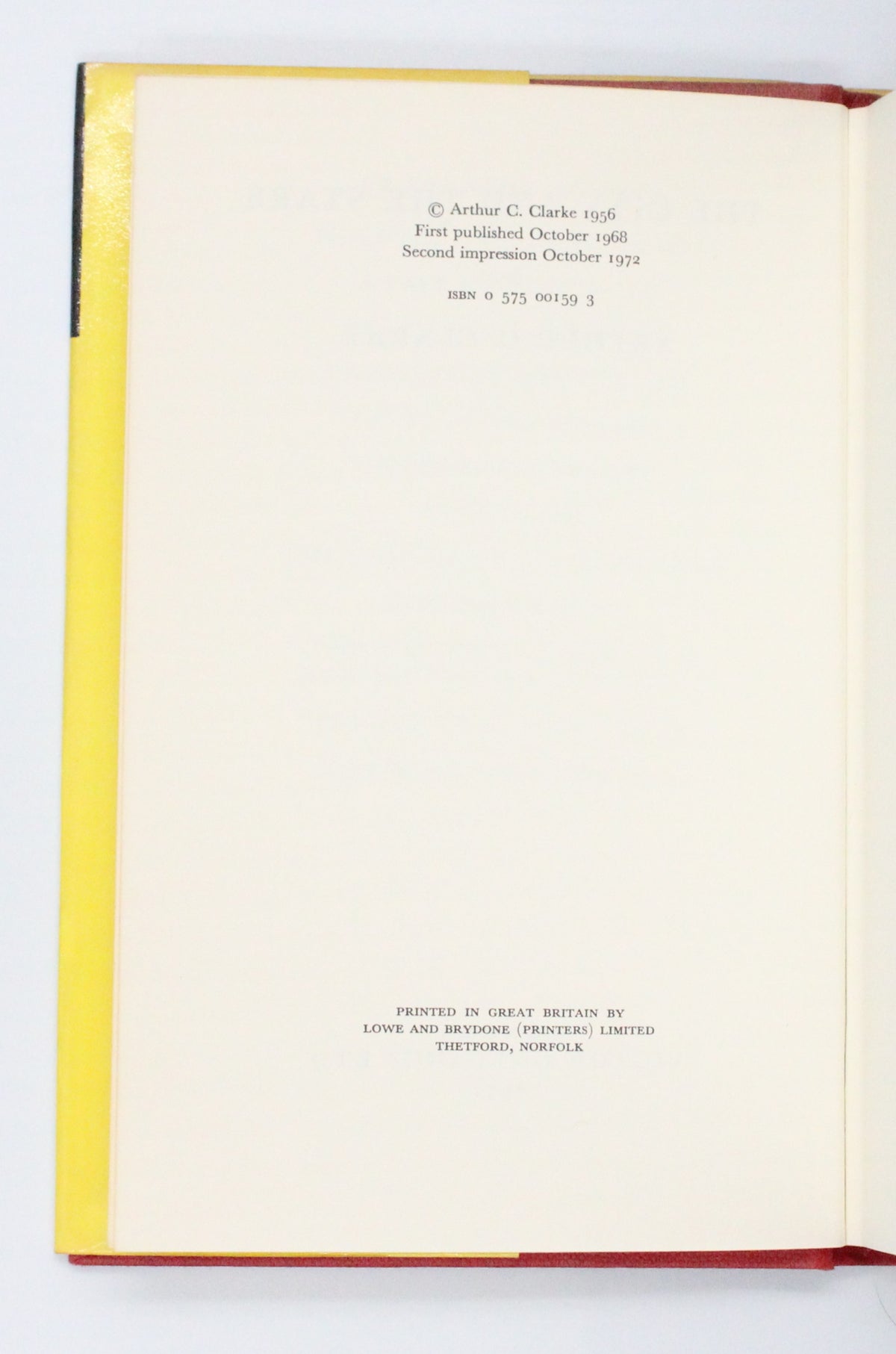 1972 The City and the Stars by Arthur C. Clarke