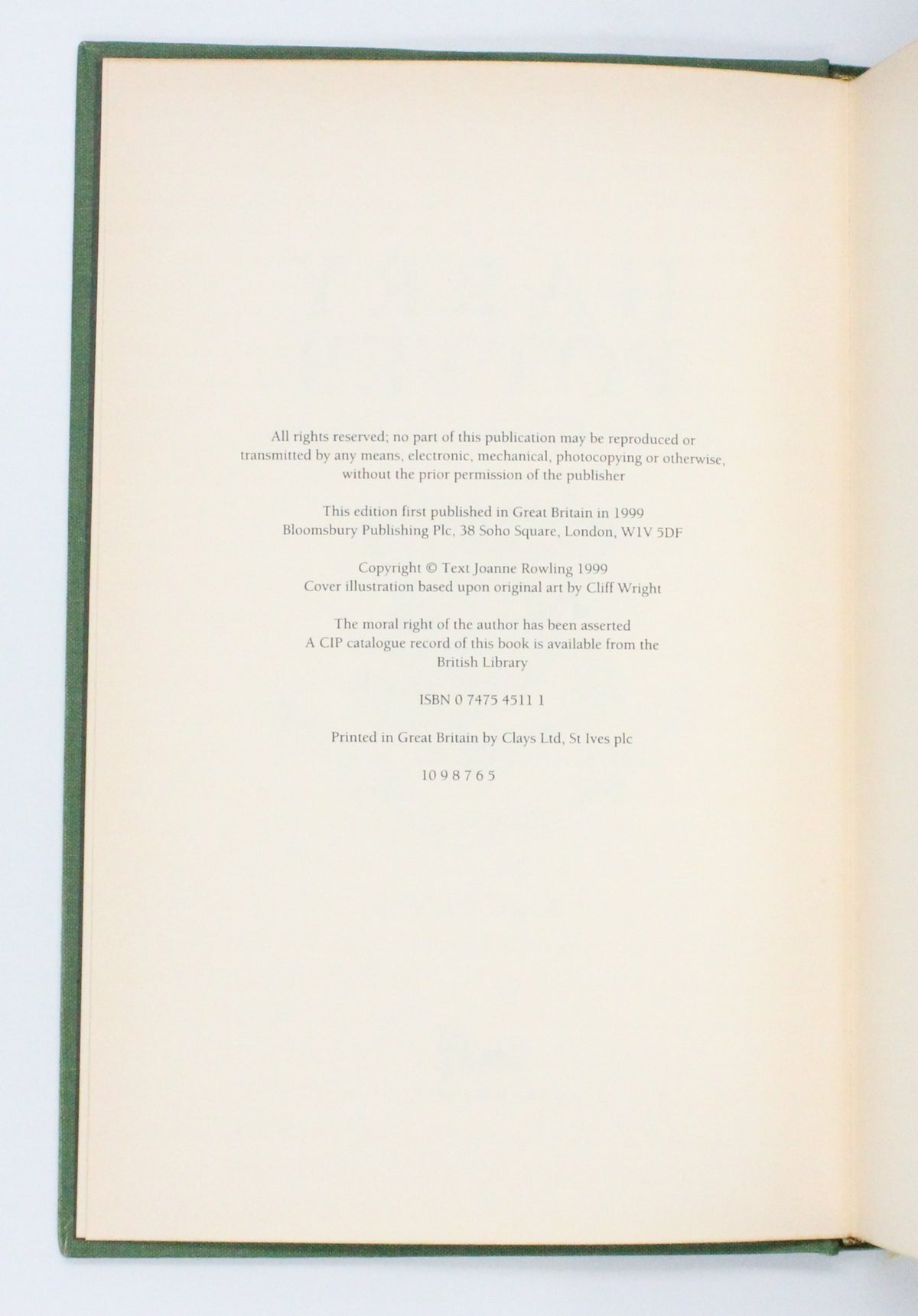 1999 Harry Potter and the Prisoner of Azkaban by J. K. Rowling