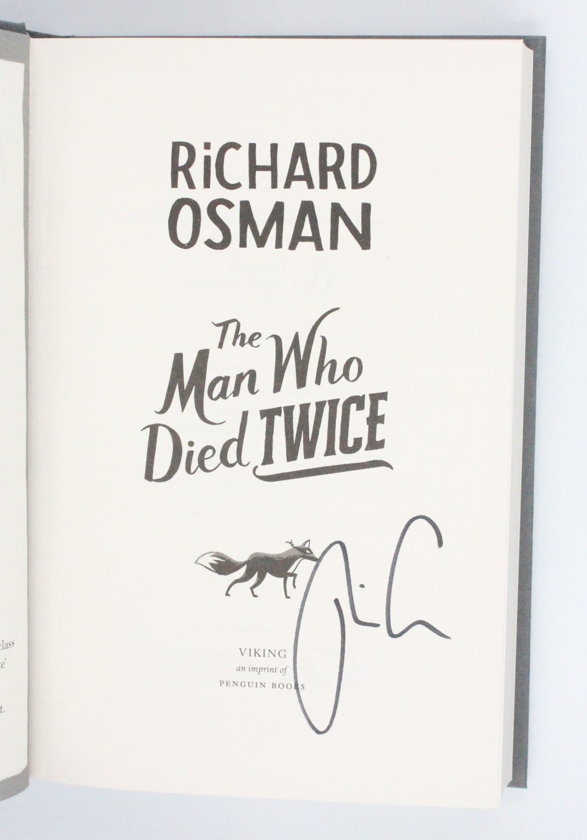 2021 The Man Who Died Twice by Richard Osman