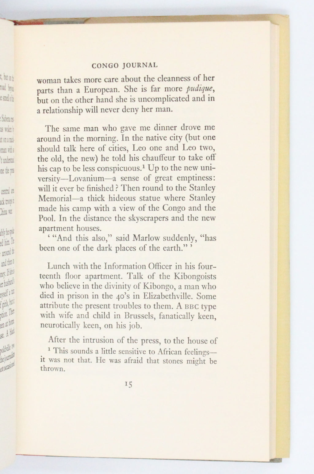 1961 In Search of a Character Two African Journals by Graham Greene