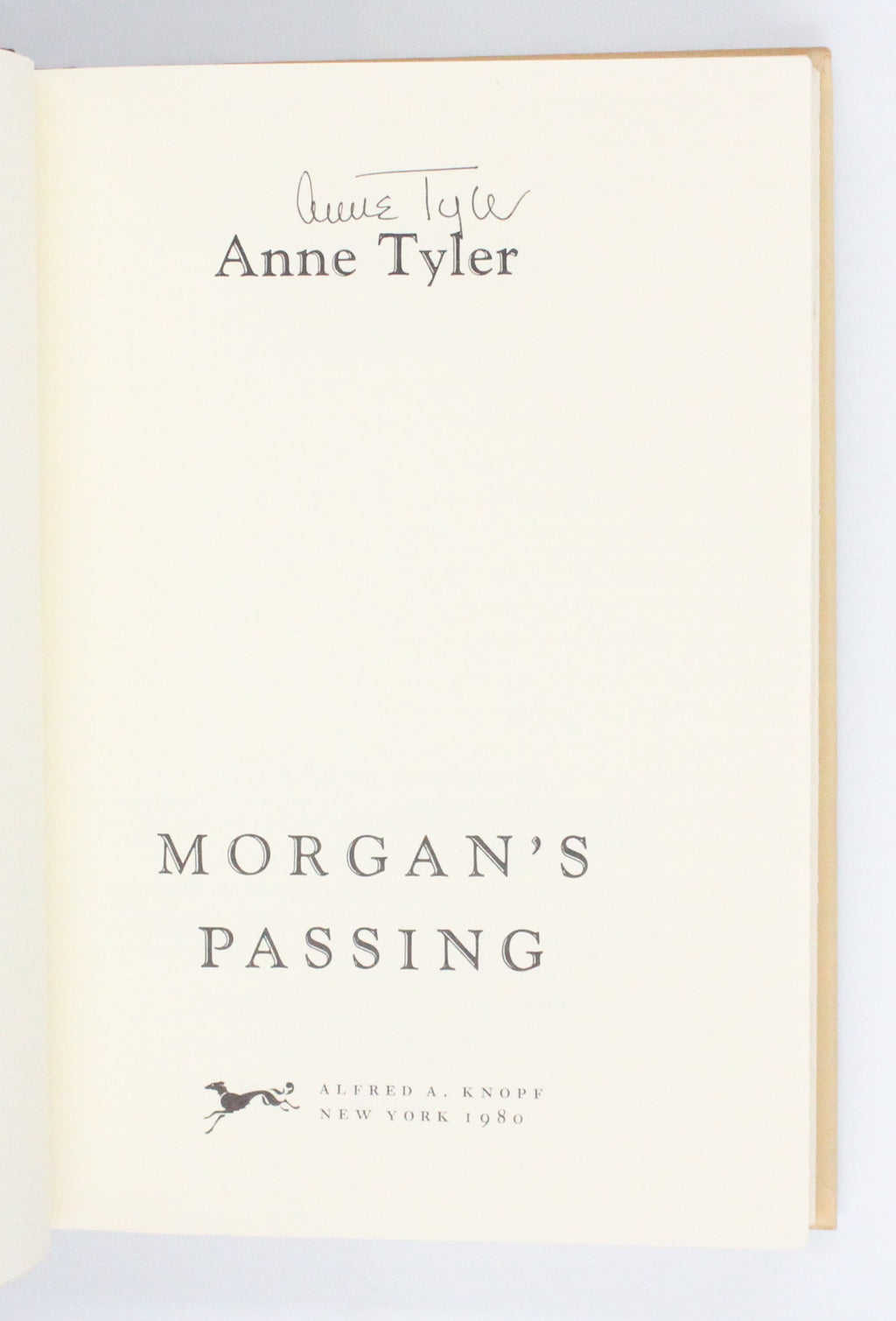 1980 Morgan’s Passing by Anne Tyler