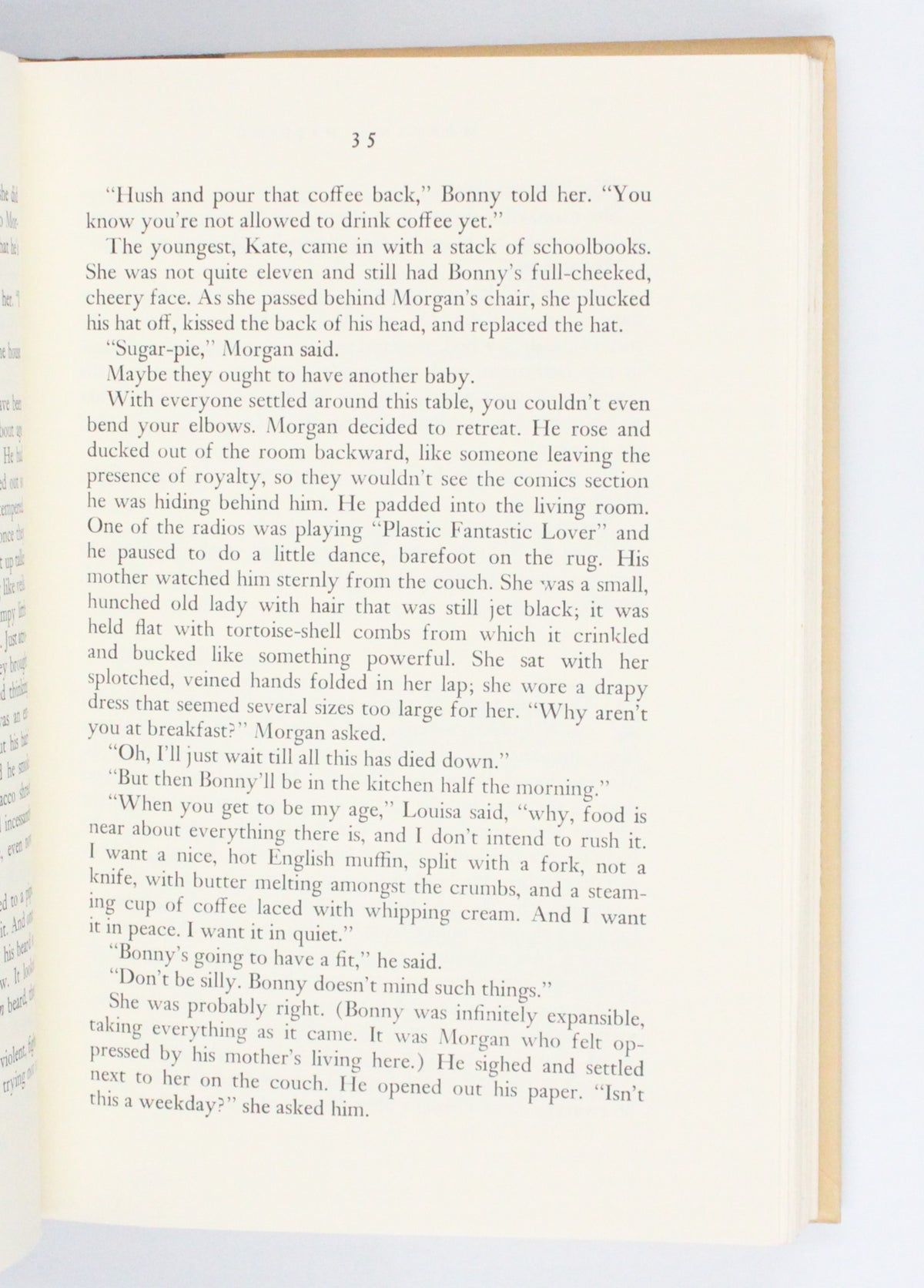 1980 Morgan’s Passing by Anne Tyler