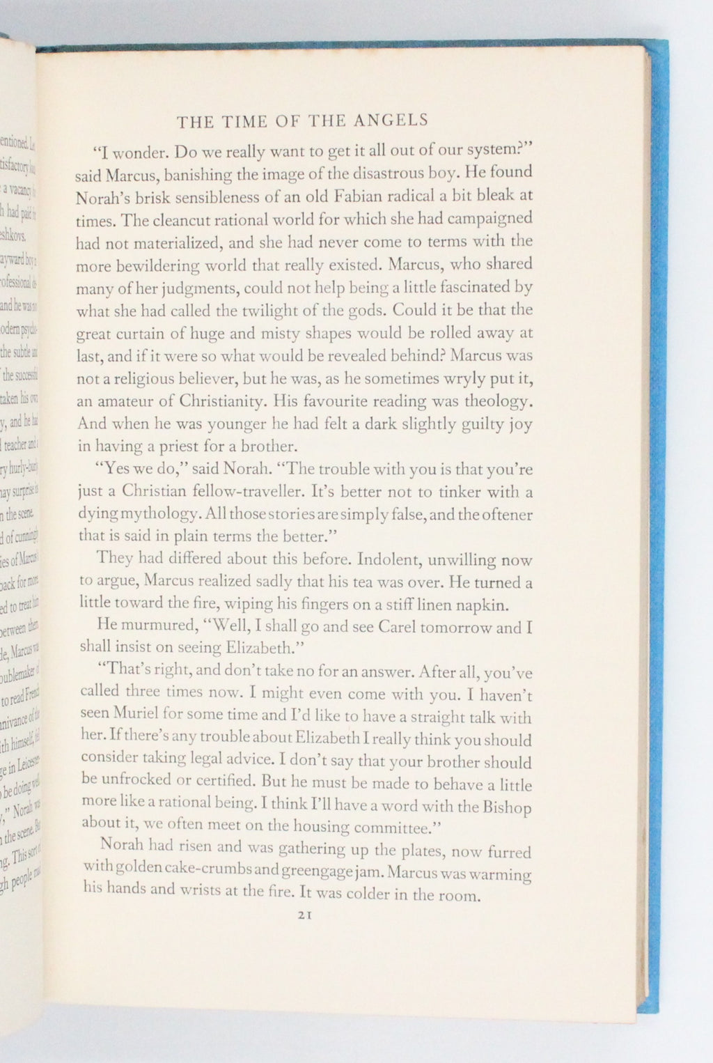 1966 The Time of the Angels by Iris Murdoch