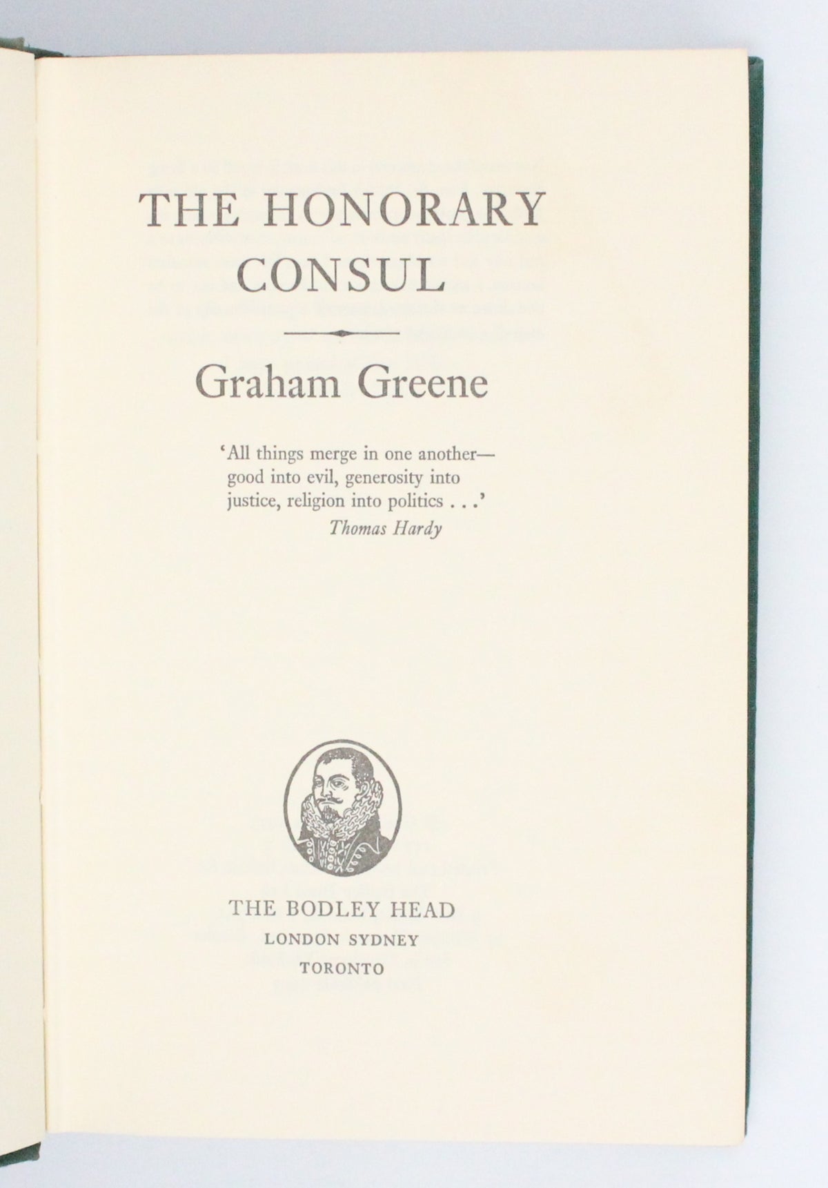 1973 The Honorary Consul by Graham Greene