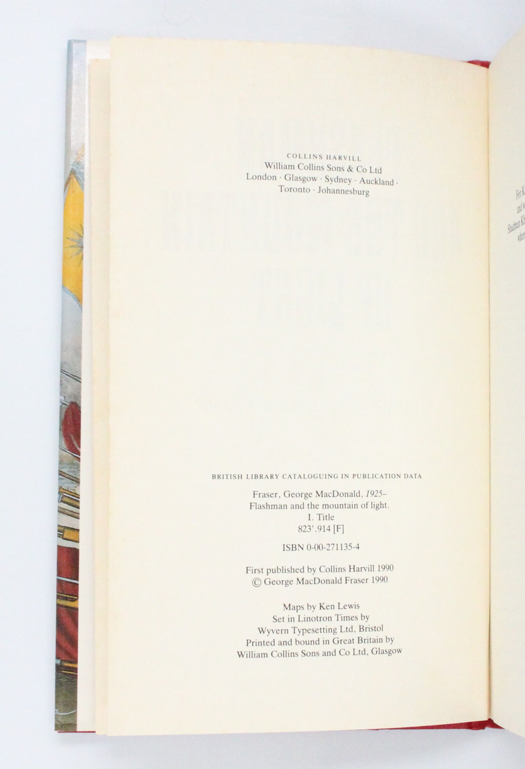 1990 Flashman and the Mountain of Light by George MacDonald Fraser