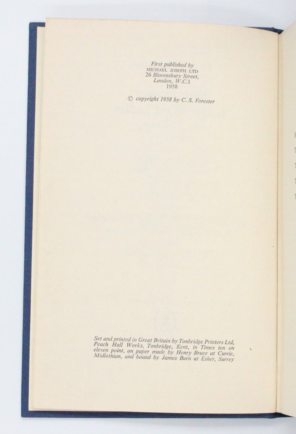 1958 Hornblower in the West Indies by C. S. Forester