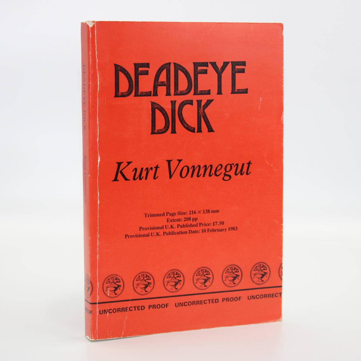1983 Deadeye Dick by Kurt Vonnegut