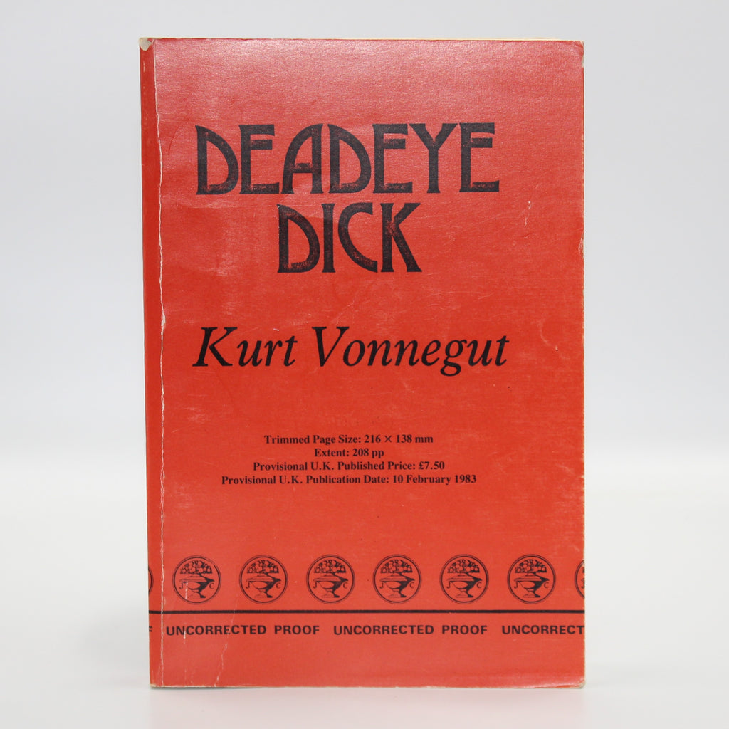 1983 Deadeye Dick by Kurt Vonnegut