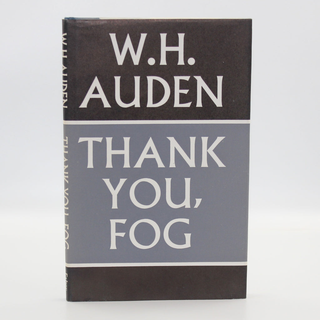1974 Thank You Fog by W. H. Auden