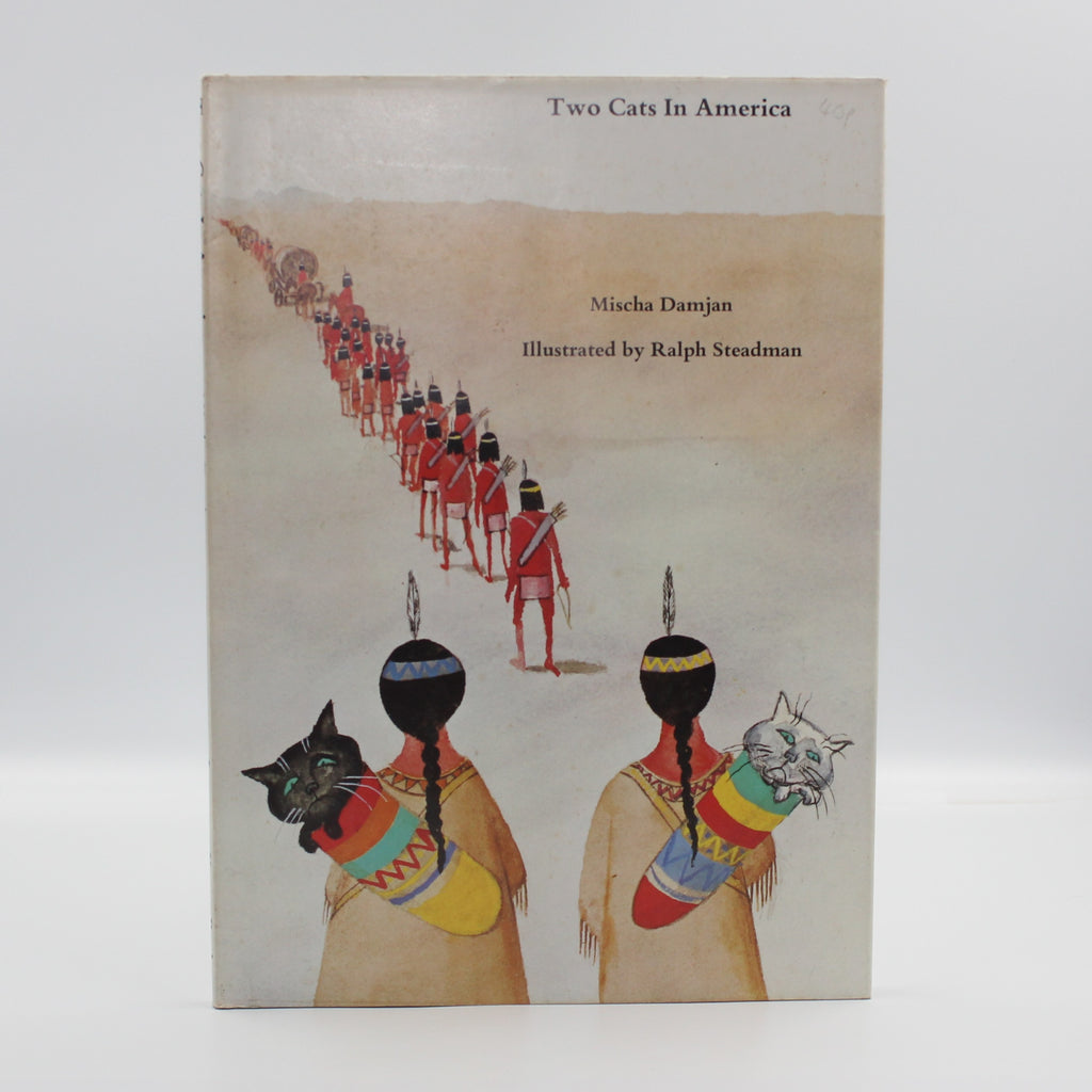 1970 Two Cats in America by Mischa Damjan [Ralph Steadman illus.]