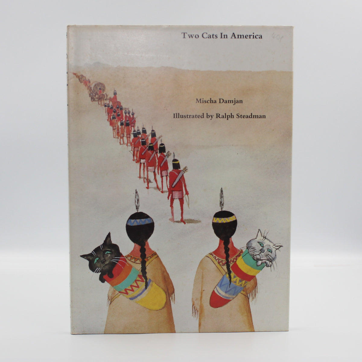 1970 Two Cats in America by Mischa Damjan [Ralph Steadman illus.]