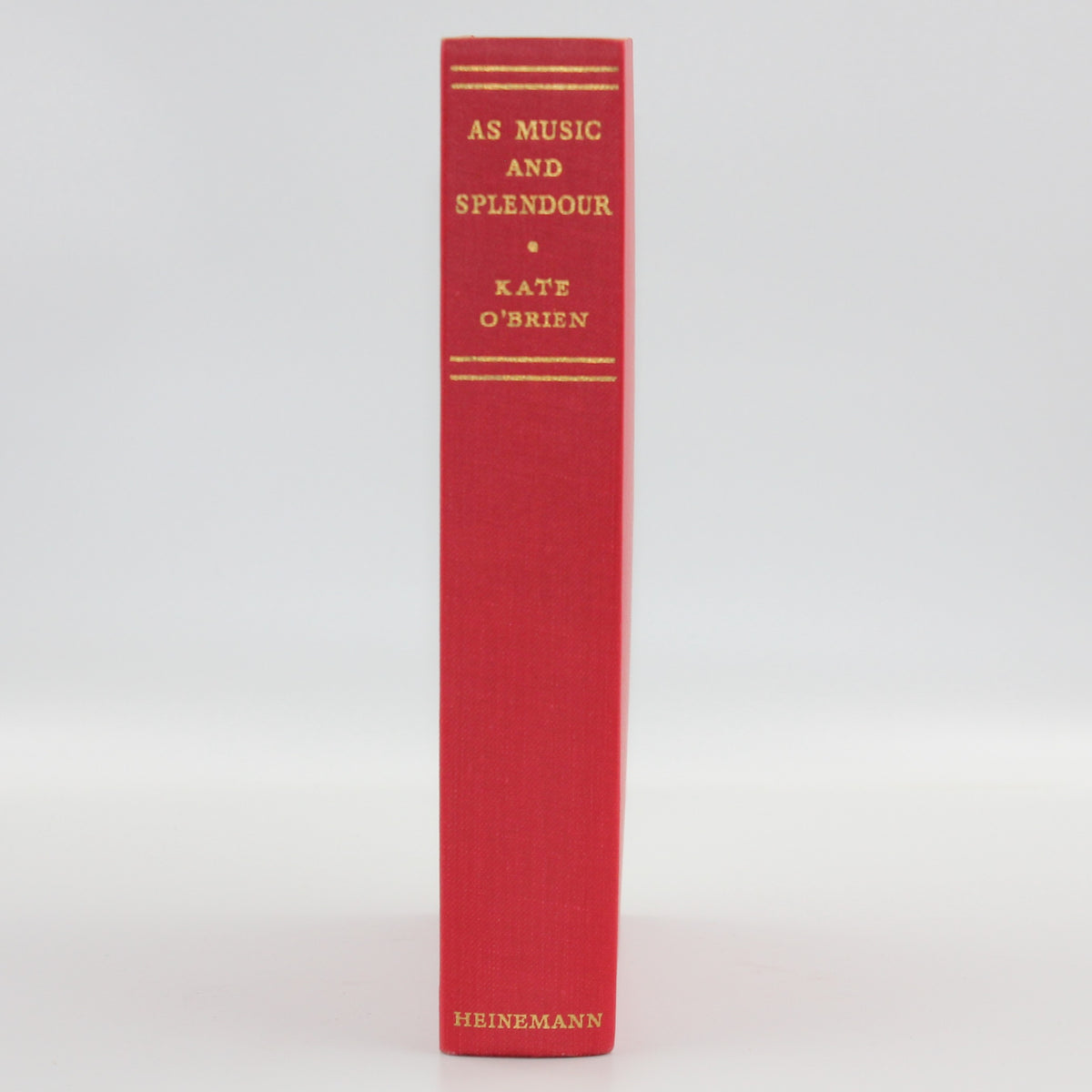 1958 As Music and Splendour by Kate O’Brien