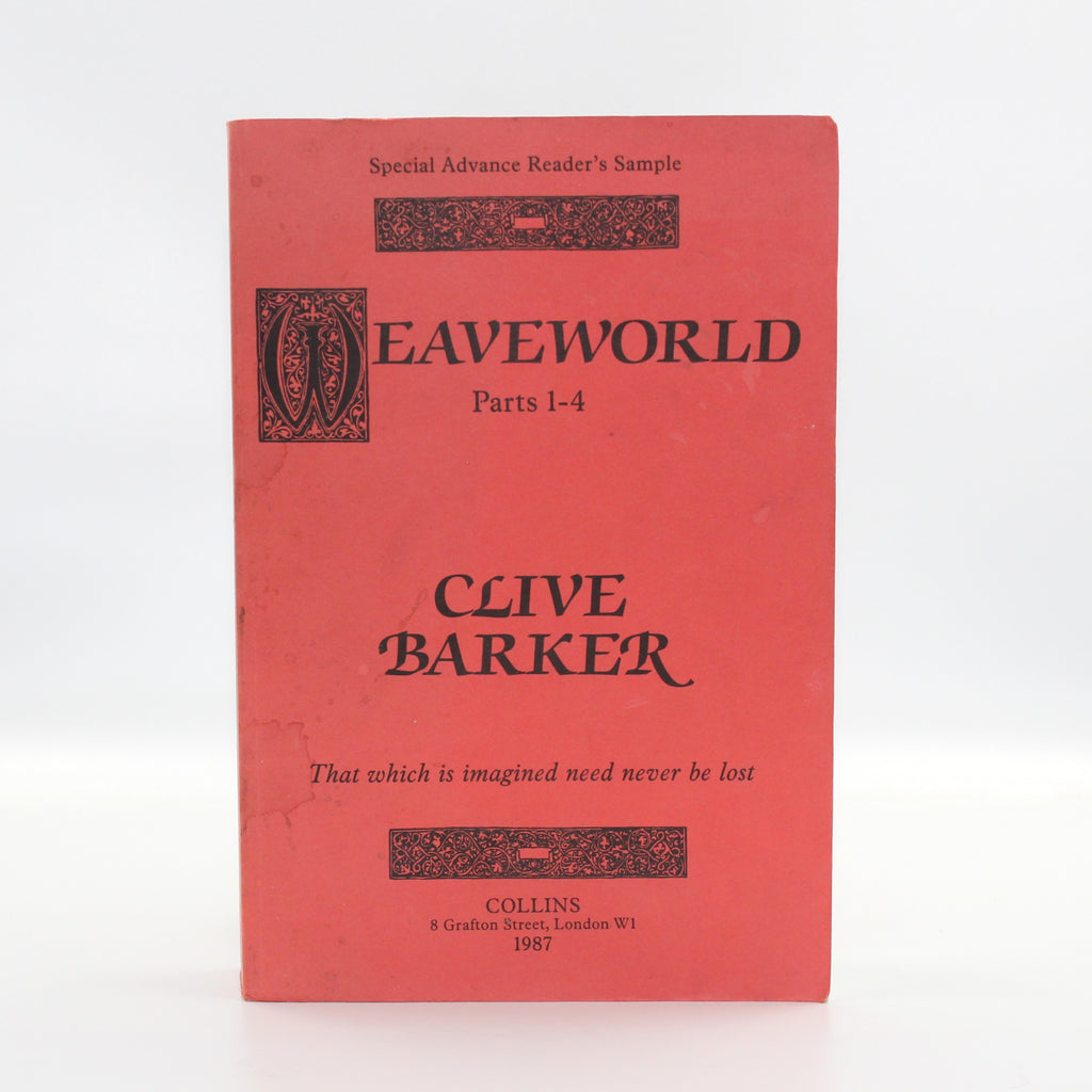 1987 Weaveworld by Clive Barker
