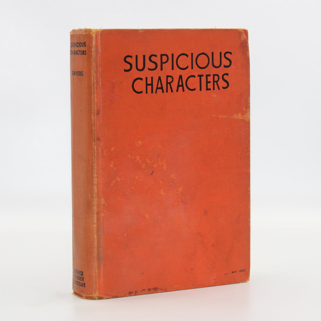 1931 Suspicious Characters by Dorothy Sayers