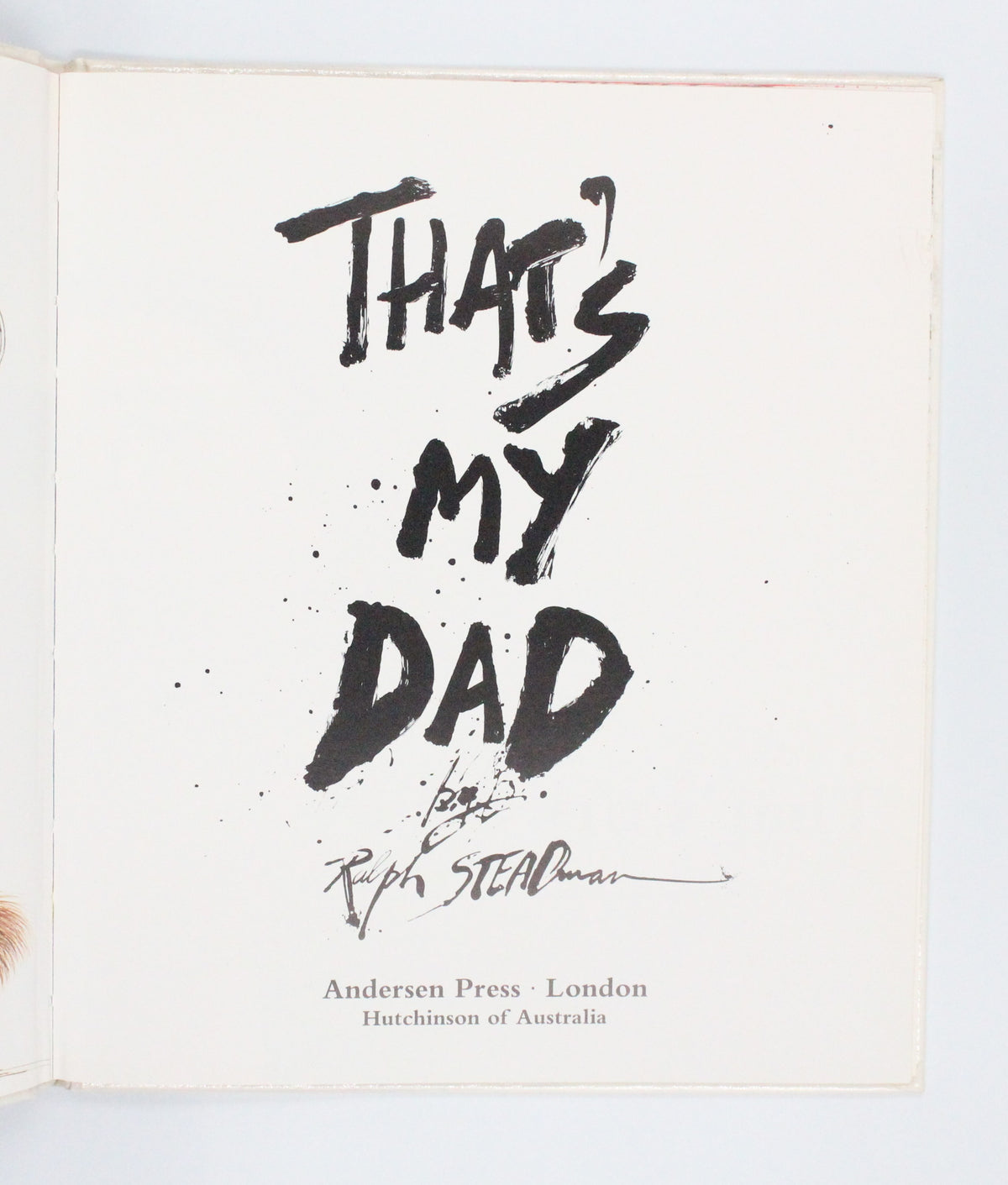 1986 That’s My Dad by Ralph Steadman