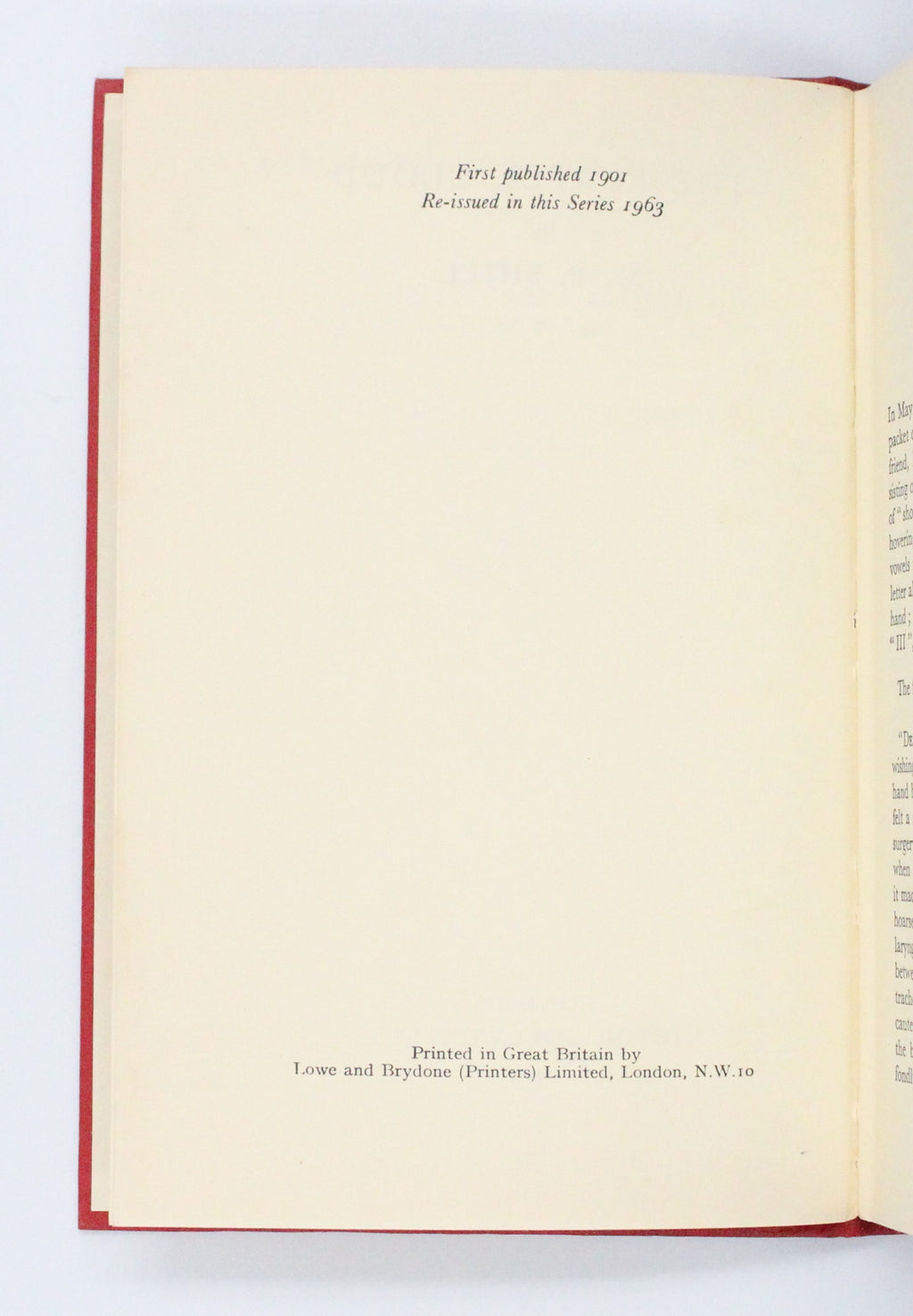 1963 The Purple Cloud by M. P. Shiel