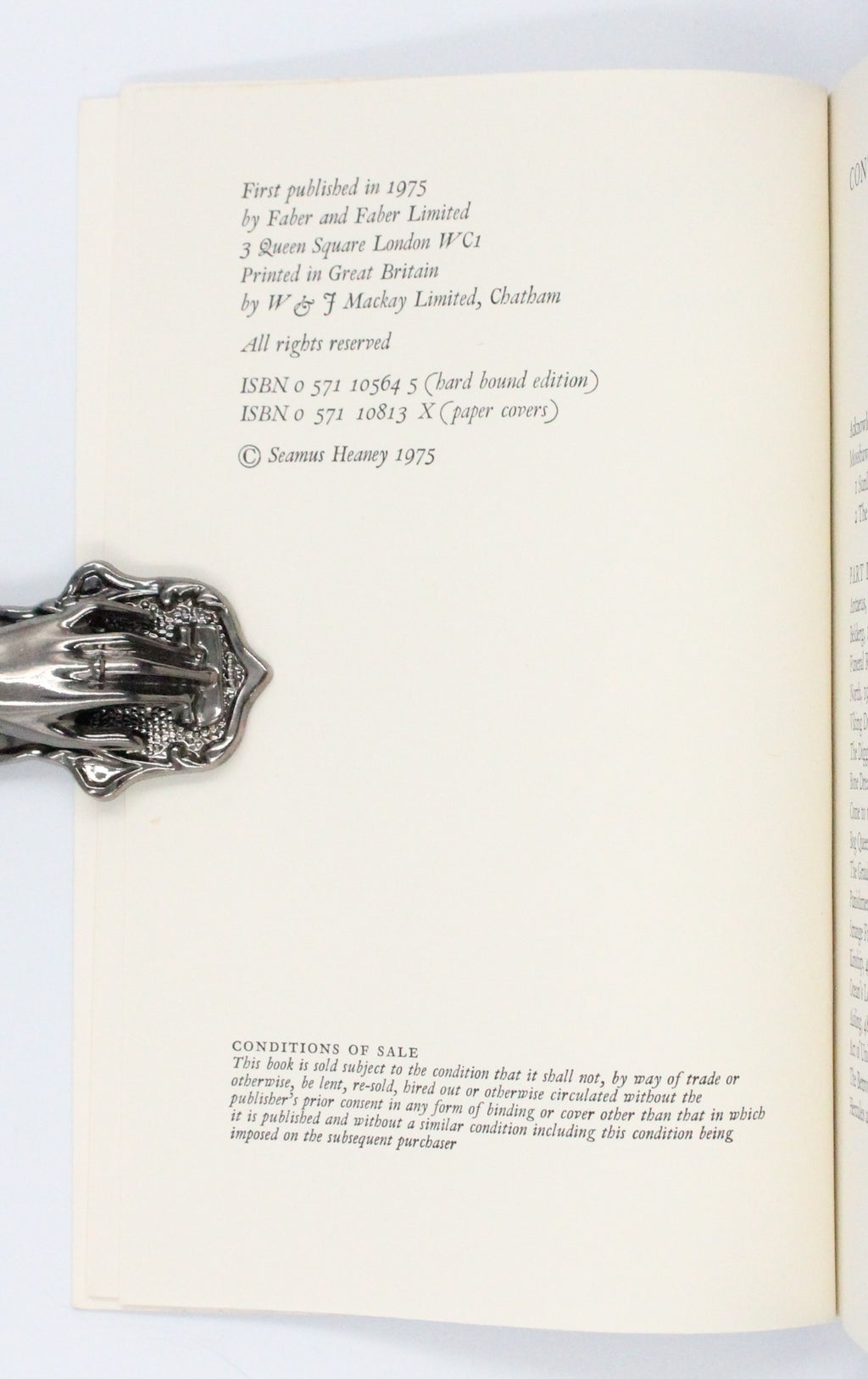 1975 North by Seamus Heaney