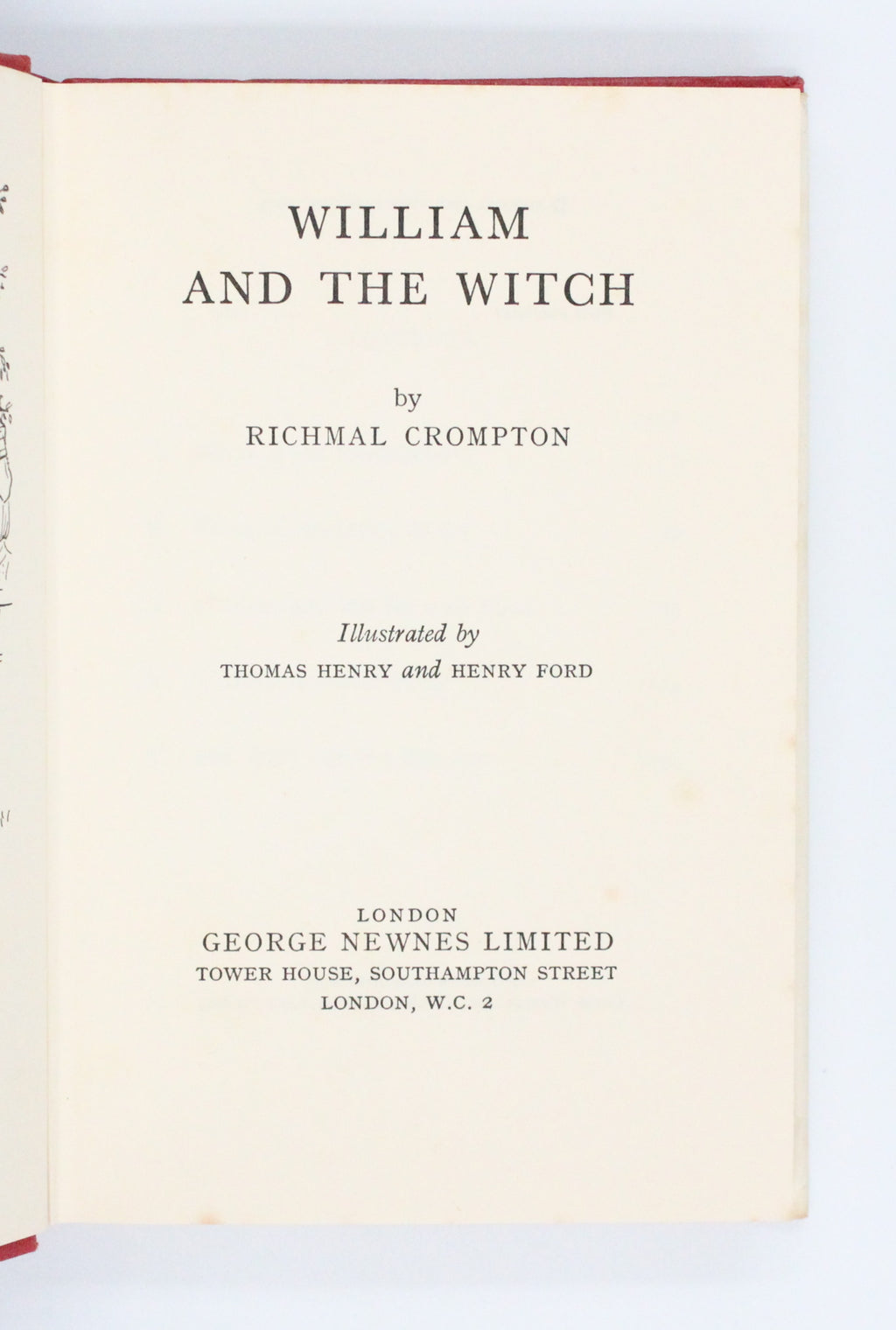 1964 William and The Witch by Richmal Crompton