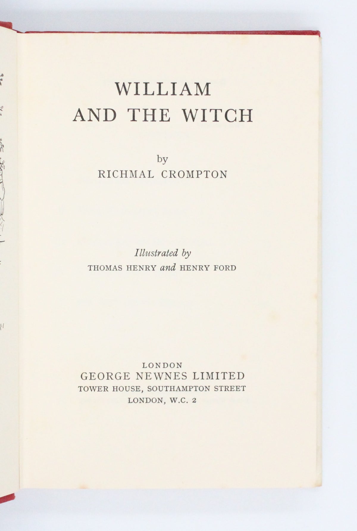 1964 William and The Witch by Richmal Crompton
