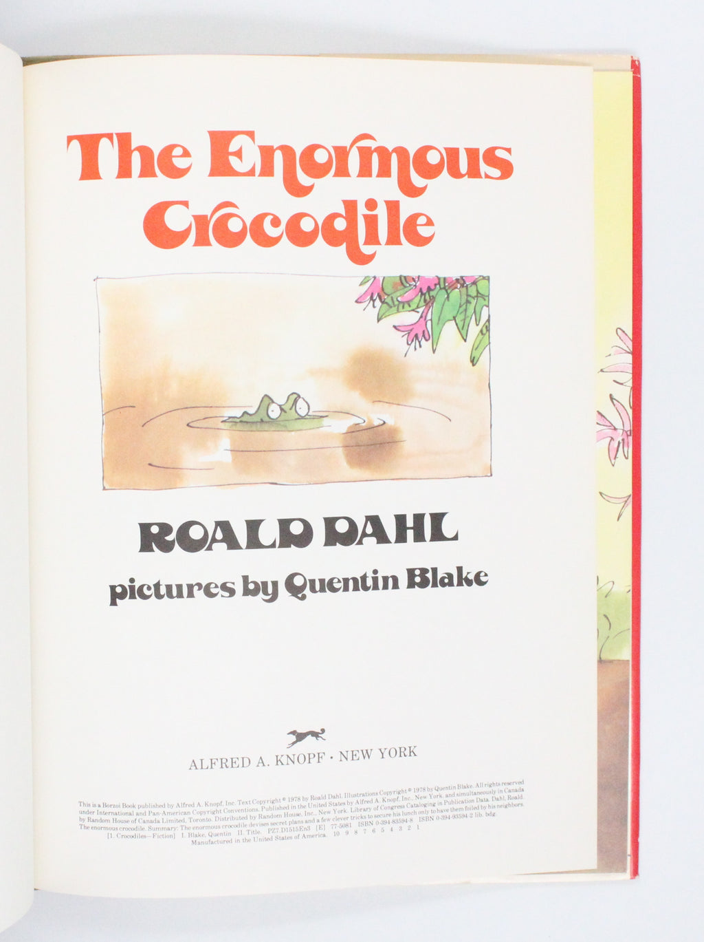1978 The Enormous Crocodile by Roald Dahl