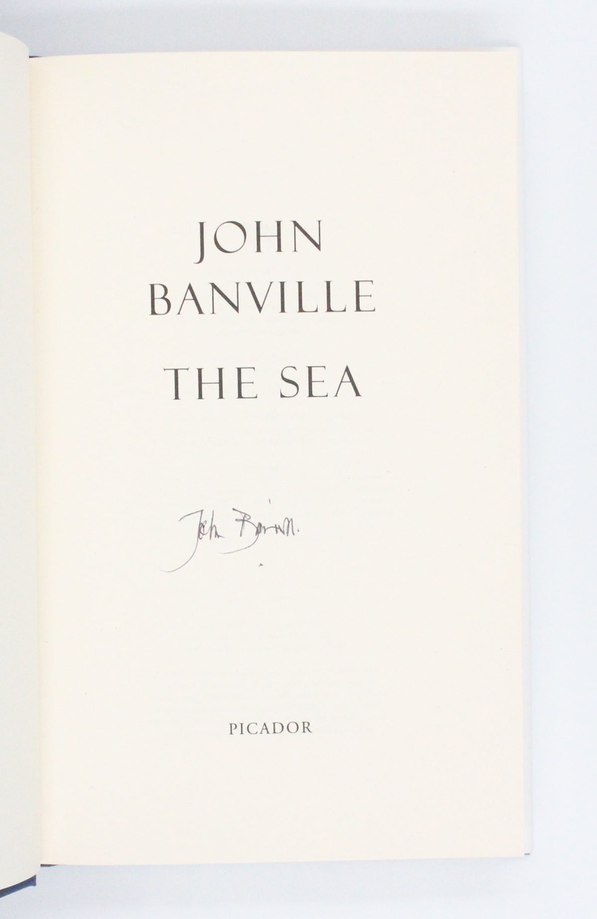 2005 The Sea by John Banville
