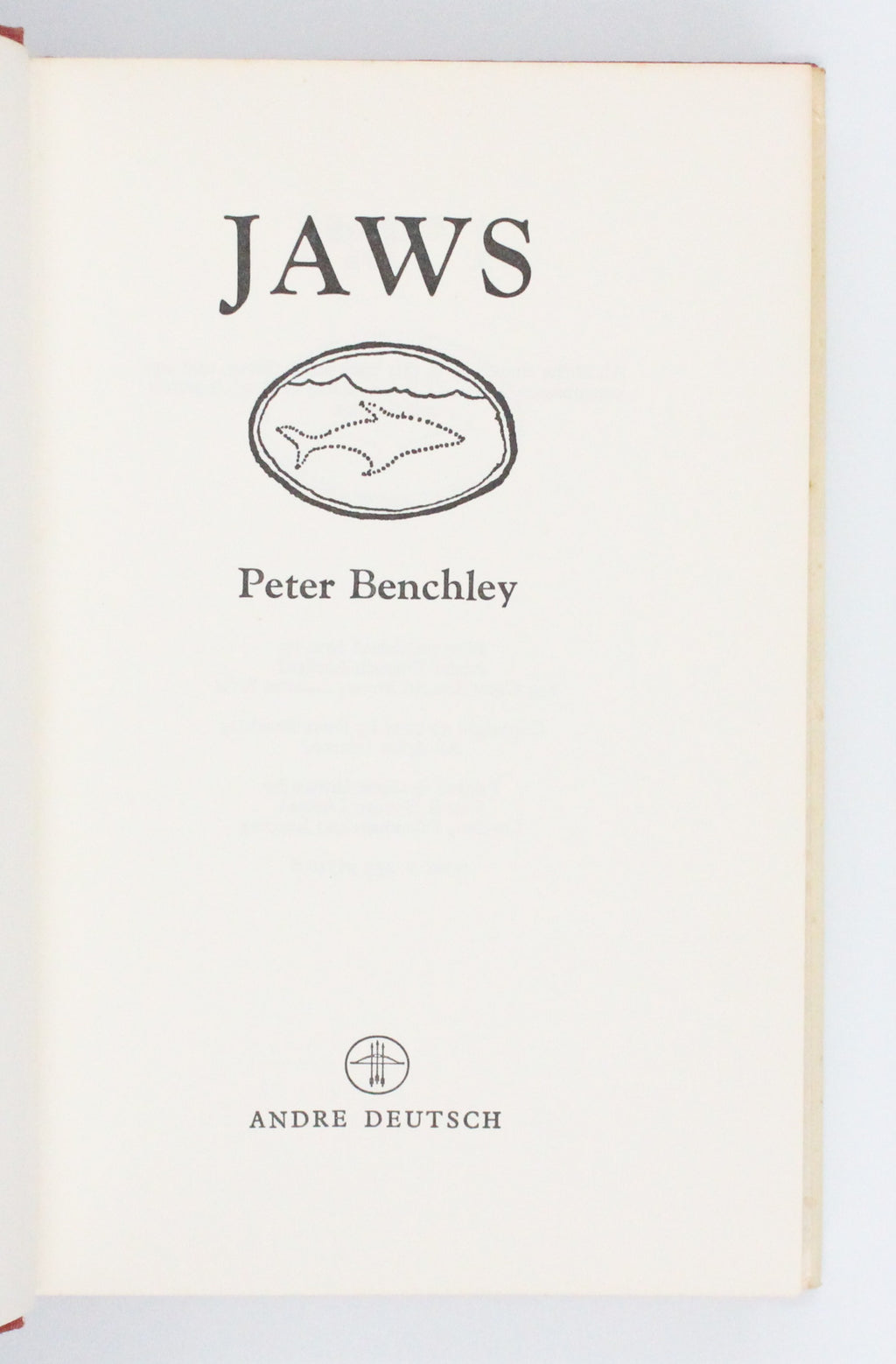 1974 Jaws by Peter Benchley