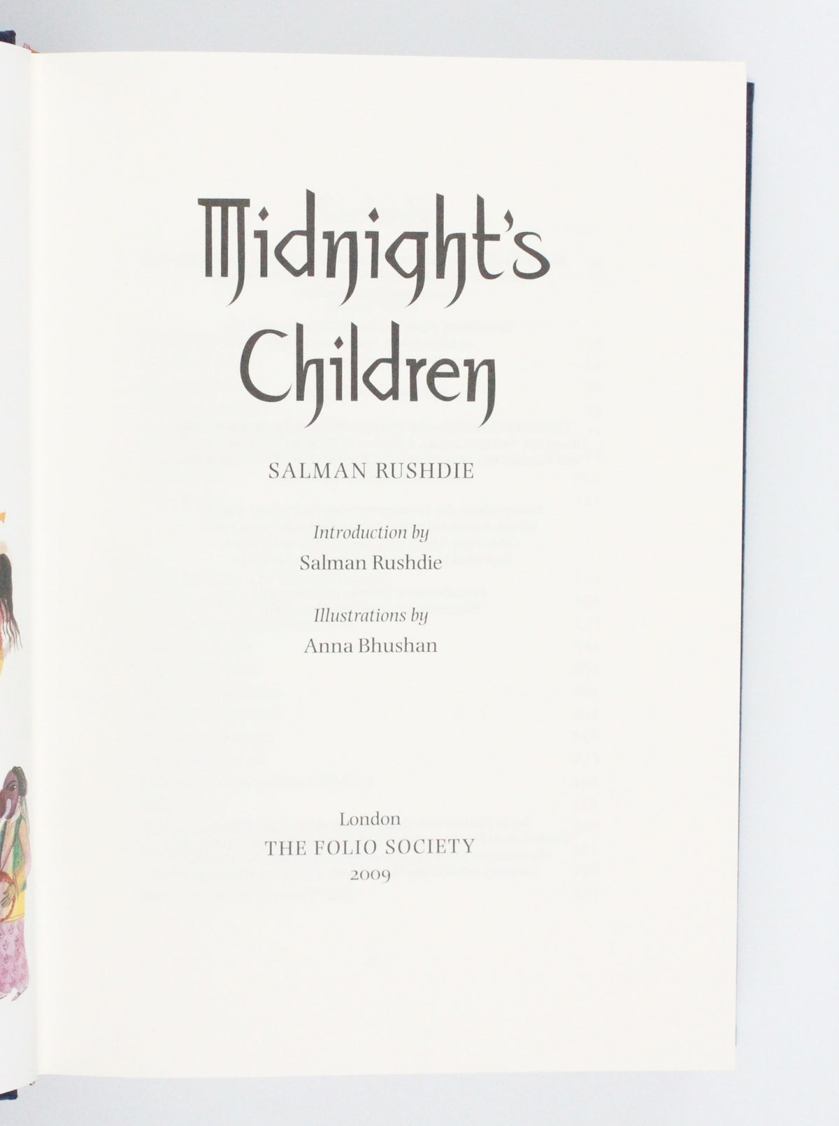 2009 Midnight’s Children by Salman Rushdie