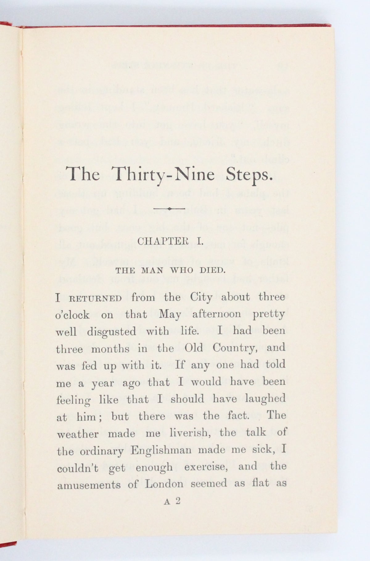1939 The Thirty-Nine Steps by John Buchan