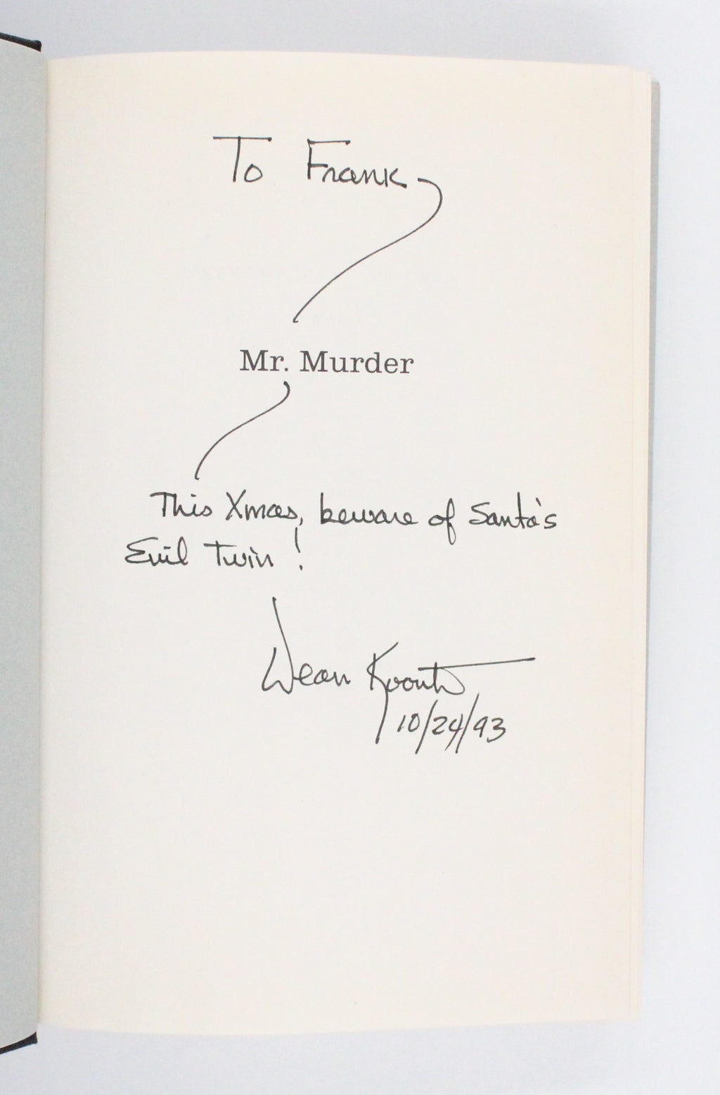 1993 Mr. Murder by Dean Koontz