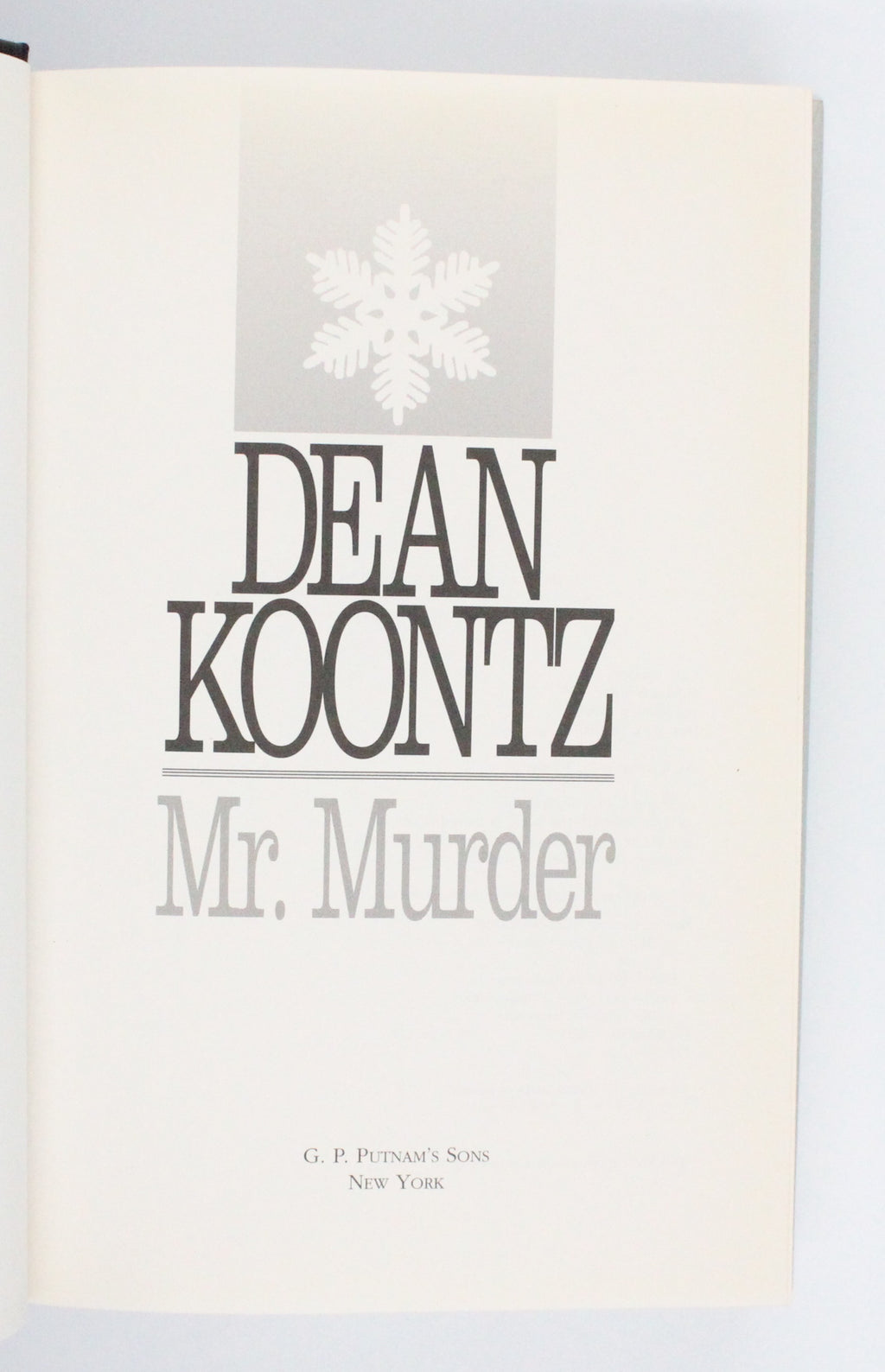 1993 Mr. Murder by Dean Koontz